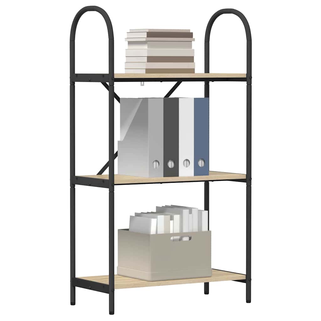 Bogreol Sonoma eg 60 x 30 x 109 cm Konstrueret træ billede