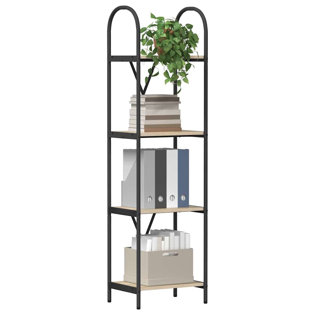 Bogreol Sonoma eg 40 x 30 x 146 cm Konstrueret træ billede