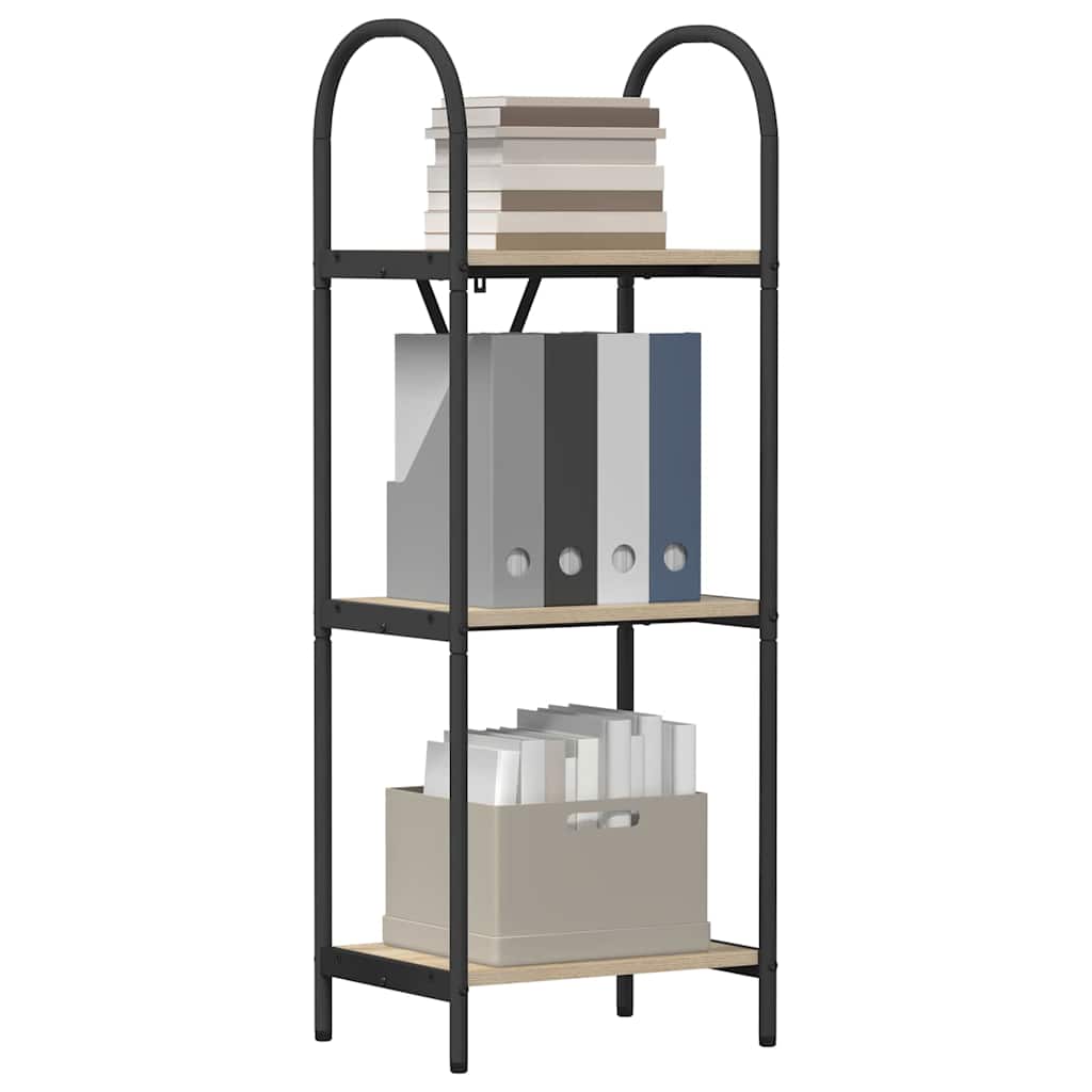 Bogreol Sonoma eg 40 x 30 x 109 cm Konstrueret træ billede
