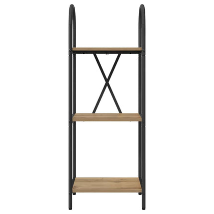 Bogreol 3 niveauer 40 x 30 x 109 cm Konstrueret træ