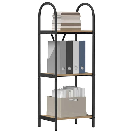 Bogreol 3 niveauer 40 x 30 x 109 cm Konstrueret træ