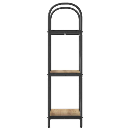 Bogreol 3 niveauer 40 x 30 x 109 cm Konstrueret træ