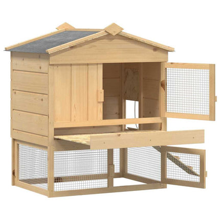 Kyllingehus Brun 75 x 60 x 89 cm Massivt fyrretræ