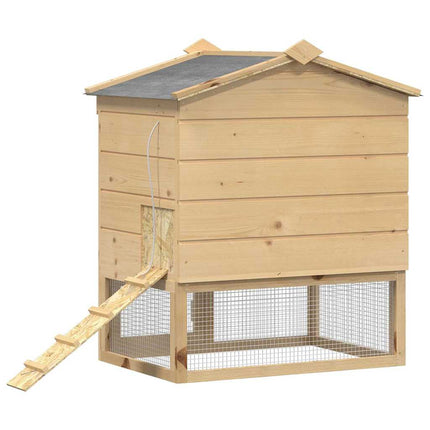 Kyllingehus Brun 75 x 60 x 89 cm Massivt fyrretræ