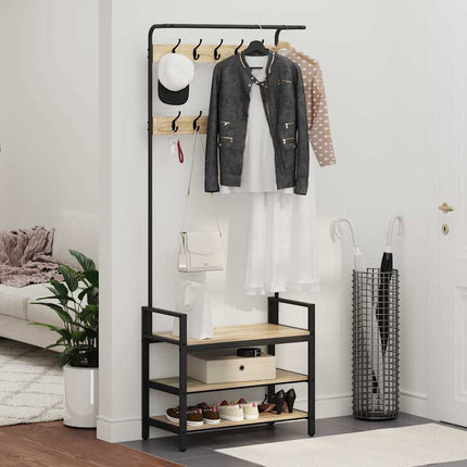 Jakkeholder Sonoma eg 75 x 34 x 184 cm Konstrueret træ