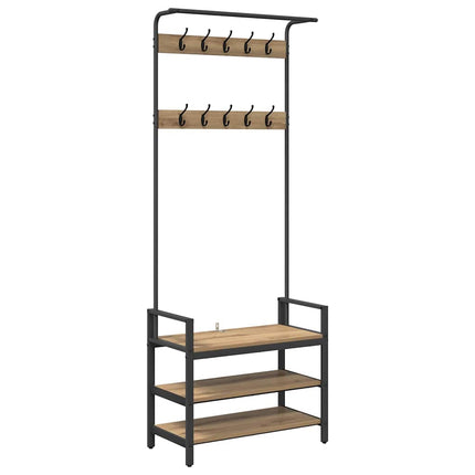 Jakkeholder Artisan Egetræ 75 x 34 x 184 cm Konstrueret træ