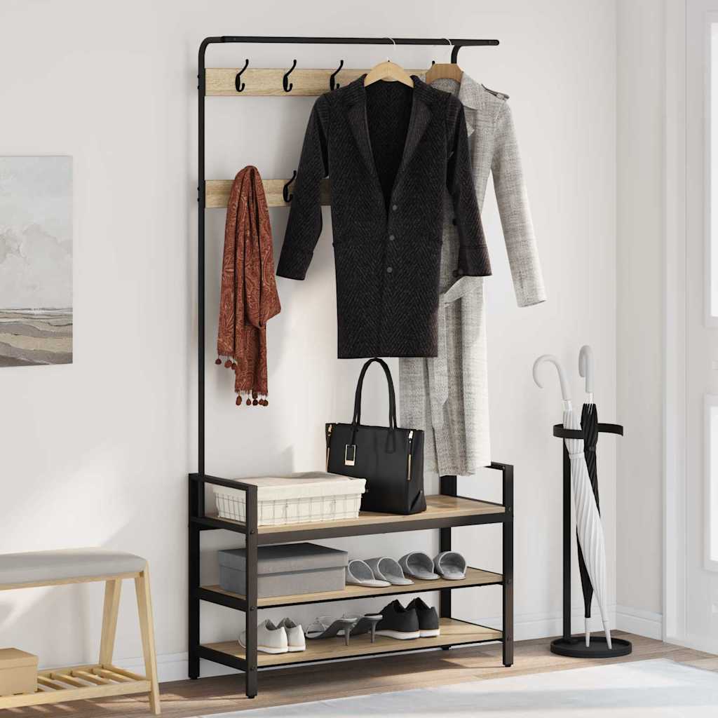 Jakkeholder Sonoma eg 95 x 34 x 184 cm Konstrueret træ