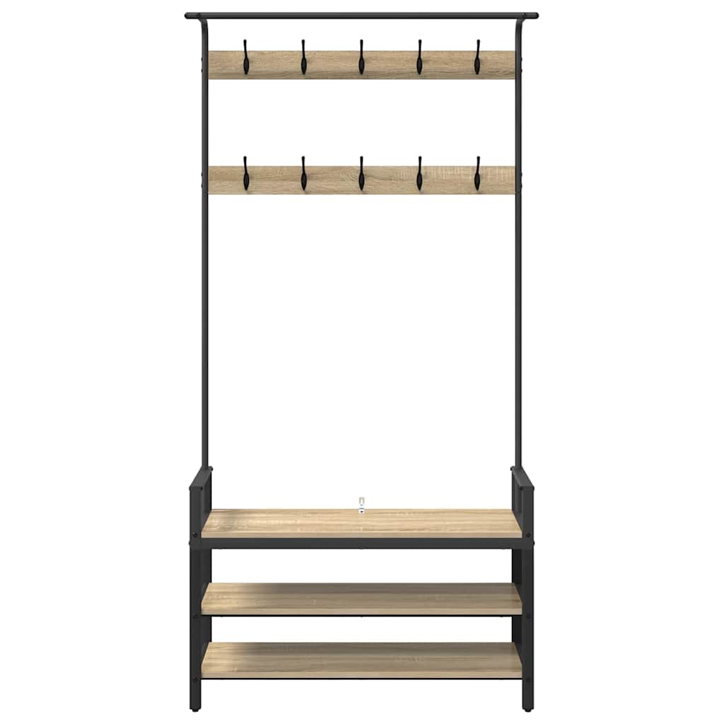 Jakkeholder Sonoma eg 95 x 34 x 184 cm Konstrueret træ
