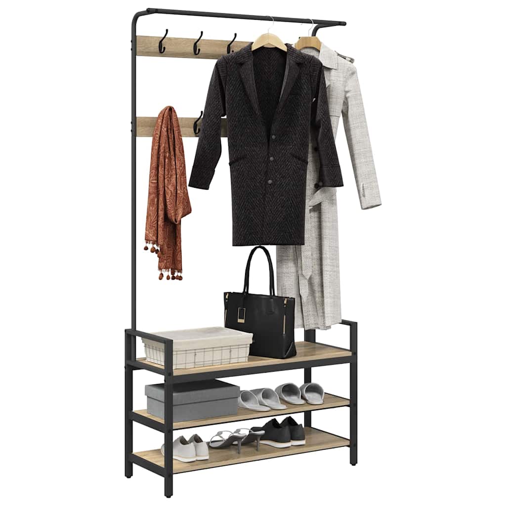 Jakkeholder Sonoma eg 95 x 34 x 184 cm Konstrueret træ