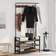 Jakkeholder Gammelt træ 95 x 34 x 184 cm Konstrueret træ