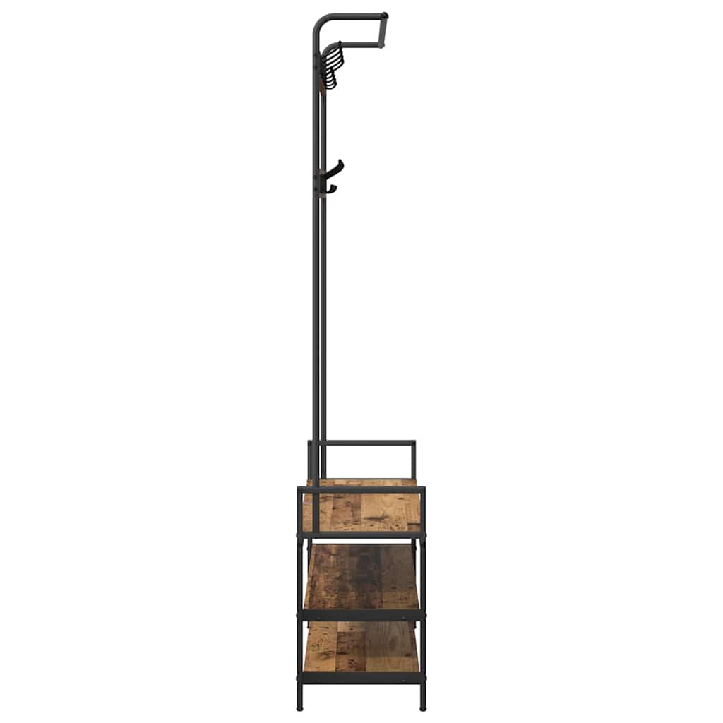 Jakkeholder Gammelt træ 95 x 34 x 184 cm Konstrueret træ