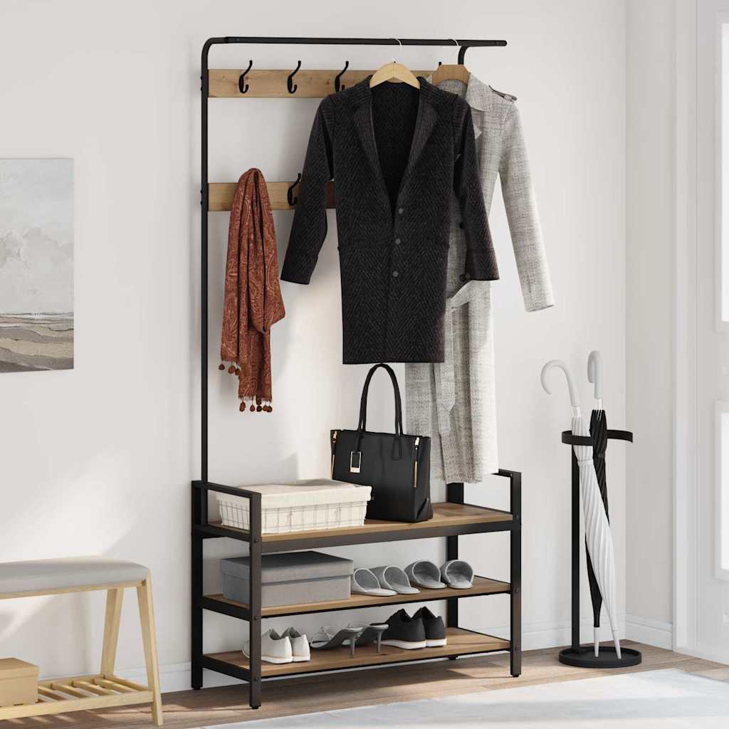 Jakkeholder Artisan Egetræ 95 x 34 x 184 cm Konstrueret træ