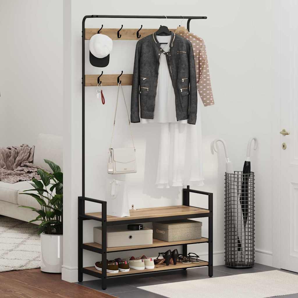 Jakkeholder Artisan Egetræ 95 x 34 x 184 cm Konstrueret træ