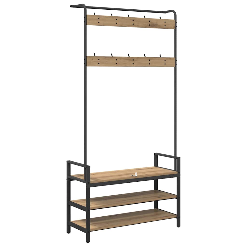 Jakkeholder Artisan Egetræ 95 x 34 x 184 cm Konstrueret træ