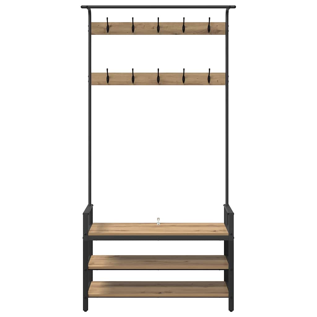 Jakkeholder Artisan Egetræ 95 x 34 x 184 cm Konstrueret træ