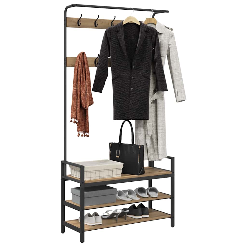 Jakkeholder Artisan Egetræ 95 x 34 x 184 cm Konstrueret træ