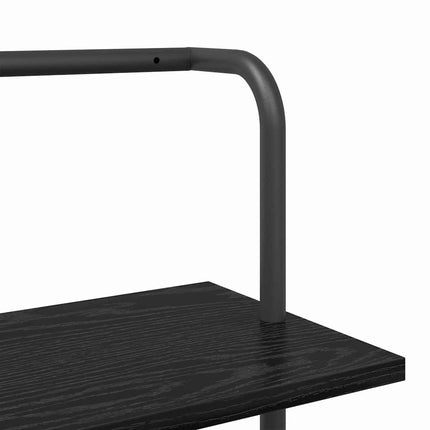 Bogreol Sort eg 60 x 24 x 203 cm Konstrueret træ
