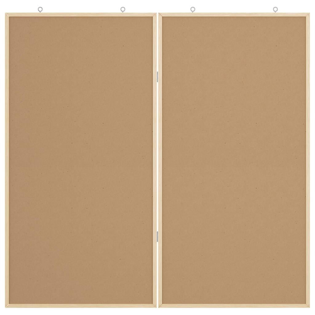 Bulletin Tavle Hvid 100 x 100 x 1,4 cm Massivt fyrretræ