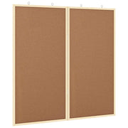 Bulletin Tavle Brun 80 x 80 x 1.4 cm Massivt fyrretræ
