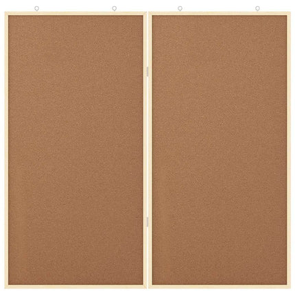 Bulletin Tavle Brun 100 x 100 x 1,4 cm Massivt fyrretræ