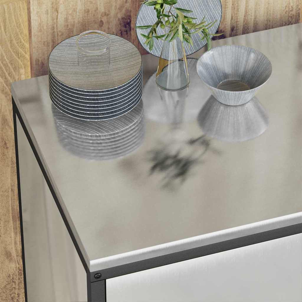 Køkkenopbevaringssæt HATTEM 3 pcs Sølv Galvaniseret stål