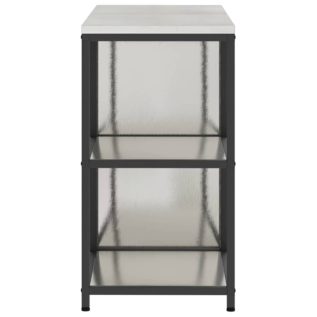 Køkkenopbevaringssæt HATTEM 2 pcs Sølv Rustfrit stål