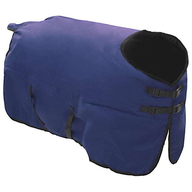 Hestetæppe Mørk Grøn og Sort 135 cm Polyester