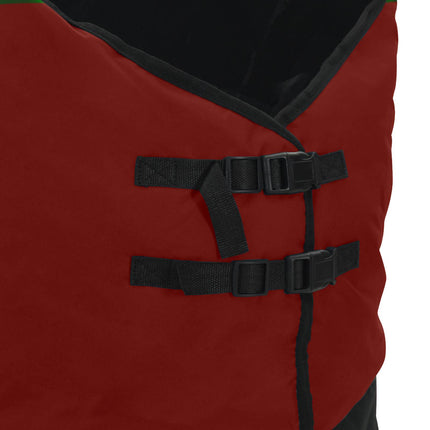 Hestetæppe Mørk Grøn og Sort 75 cm Polyester