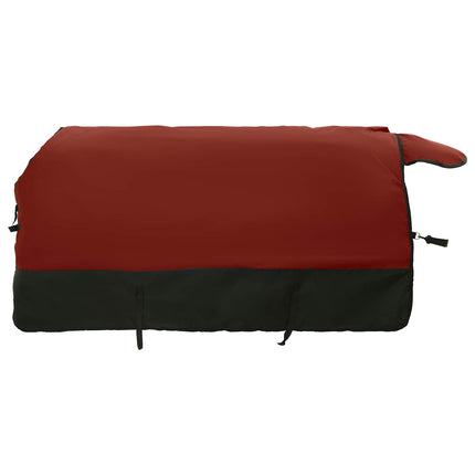 Hestetæppe Mørk Grøn og Sort 75 cm Polyester