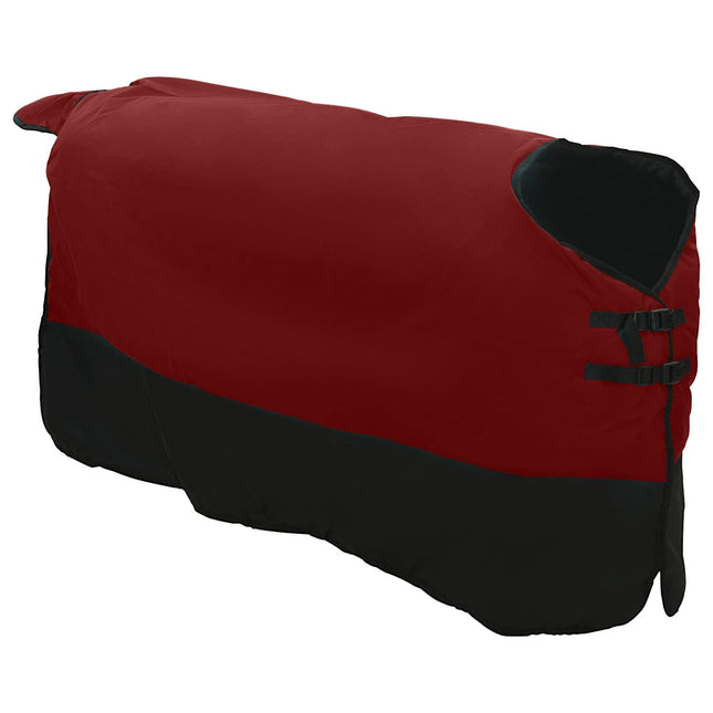 Hestetæppe Mørk Grøn og Sort 165 cm Polyester