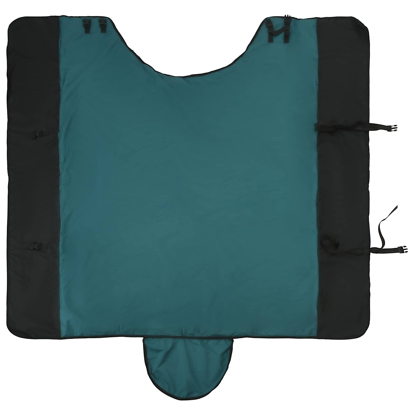Hestetæppe Mørk Grøn og Sort 105 cm Polyester