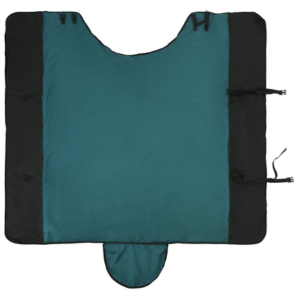 Hestetæppe Mørk Grøn og Sort 125 cm Polyester