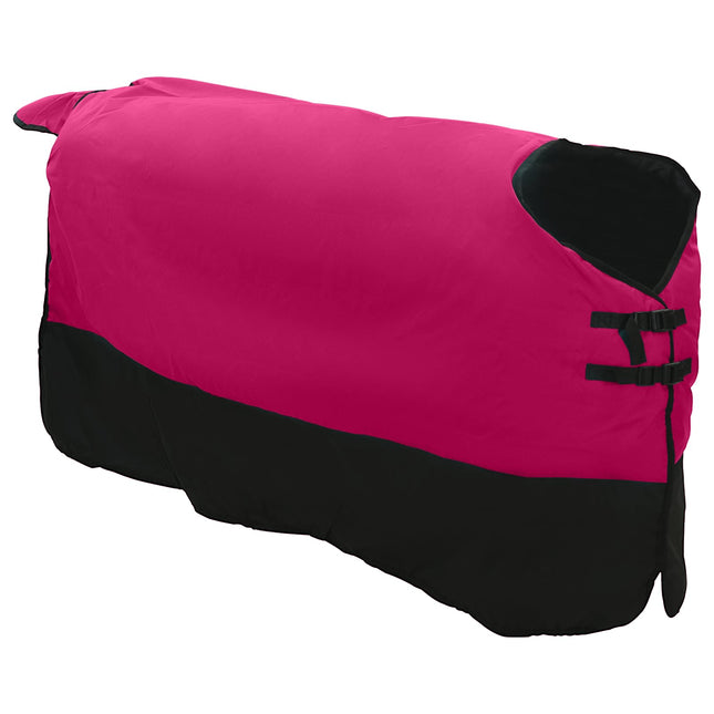 Hestetæppe Pink og Sort 135 cm Polyester