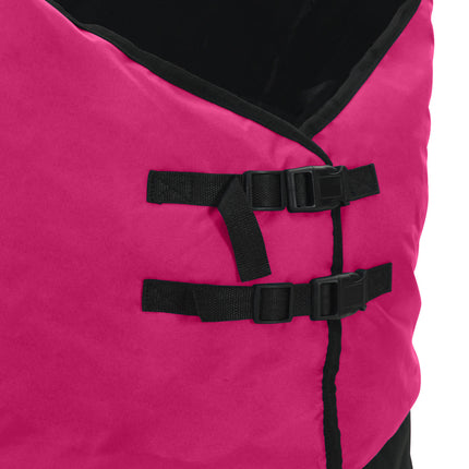 Hestetæppe Pink og Sort 165 cm Polyester