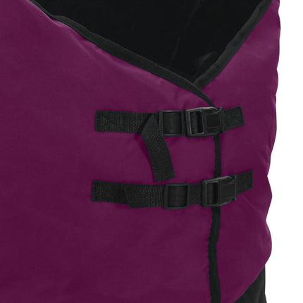 Hestetæppe Mørk Grøn og Sort 95 cm Polyester