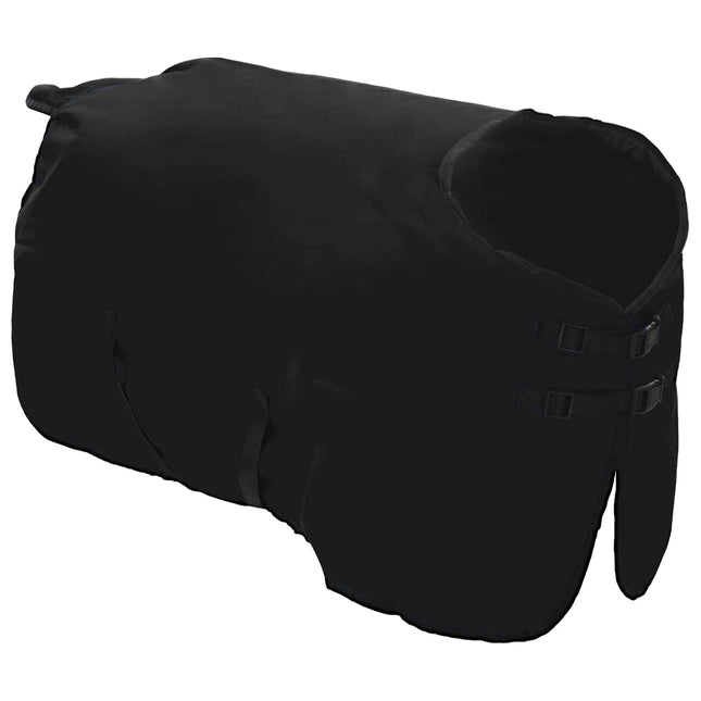 Hestetæppe Mørk Grøn og Sort 75 cm Polyester