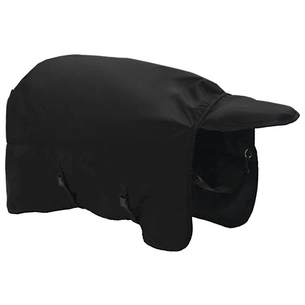 Hestetæppe Mørk Grøn og Sort 85 cm Polyester