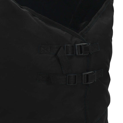 Hestetæppe Mørk Grøn og Sort 115 cm Polyester