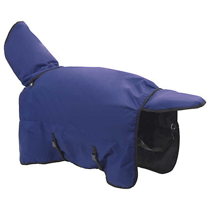 Hestetæppe Fuldt Marineblå 105 cm Polyester
