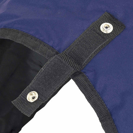 Hestetæppe Mørk Grøn og Sort 145 cm Polyester