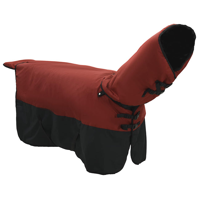 Hestetæppe Mørk Grøn og Sort 155 cm Polyester