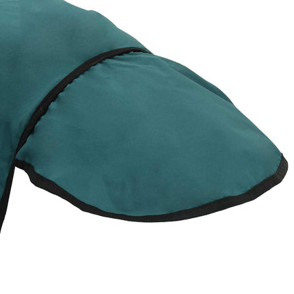 Hestetæppe Mørk Grøn og Sort 135 cm Polyester