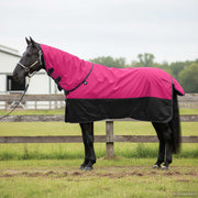 Hestetæppe Pink og Sort 85 cm Polyester