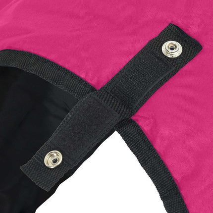 Hestetæppe Pink og Sort 115 cm Polyester