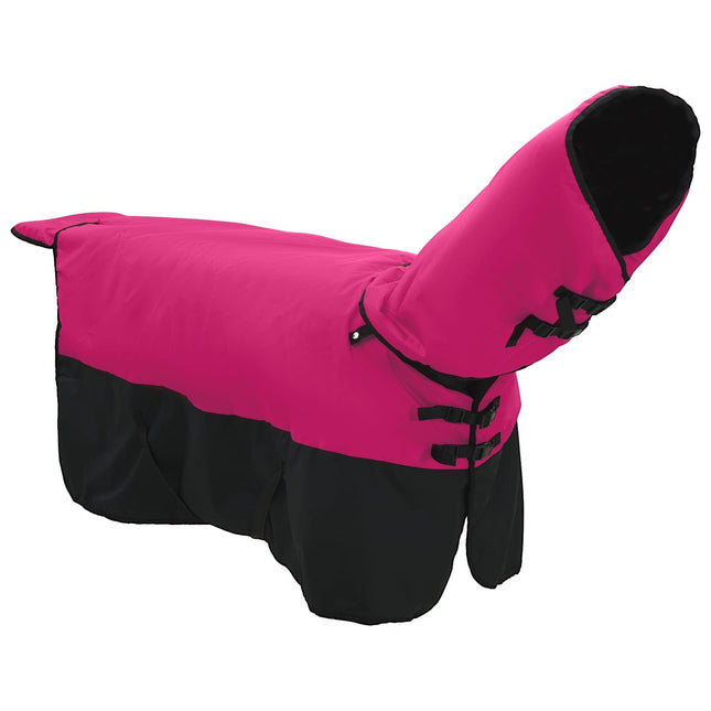 Hestetæppe Pink og Sort 135 cm Polyester