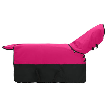 Hestetæppe Pink og Sort 155 cm Polyester