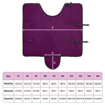 Hestetæppe Fuldt Lilla 75 cm Polyester