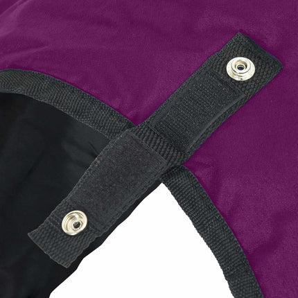 Hestetæppe Mørk Grøn og Sort 115 cm Polyester