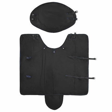 Hestetæppe Mørk Grøn og Sort 105 cm Polyester
