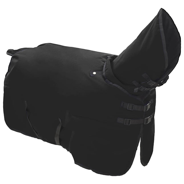 Hestetæppe Mørk Grøn og Sort 115 cm Polyester